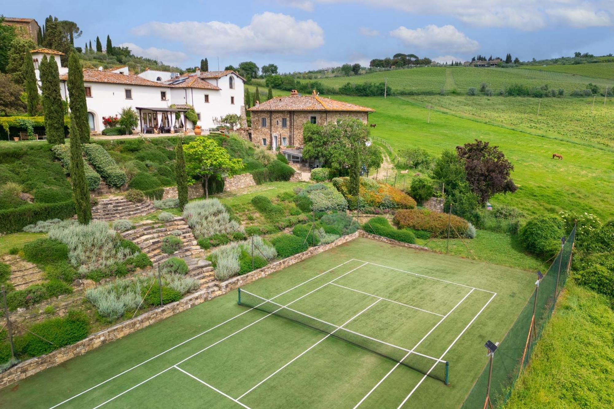 Villa Rignana Chianti Estate, Pool, Tennis,Cook Greve in Chianti Exterior photo
